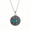 O1CN01CfHEjH1eqK8Qrc0gI_2211101453922-0-cib Wholesale Vintage Boho Blue Turquoise Sunflower Necklace