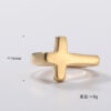Wholesale Cross Women's Stainless Steel Ring
