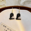 O1CN01CiAxEt1onFq5Vcdpk_2059265269-0-cib Wholesale Dark Personality Halloween Horror Funny Skull Bat Tombstone Rose Earrings
