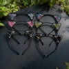 Wholesale Cat Ears Crystal Crown Headband