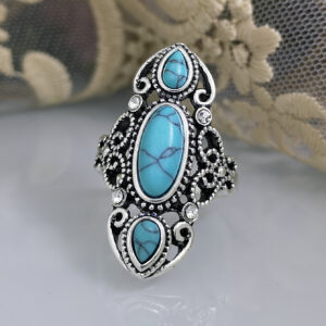 Ancient silver turquoise / No. 7