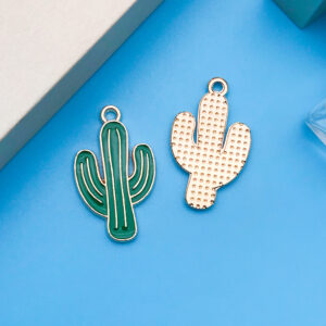 1 dripping green cactus 15x25mm-12060-1.9g