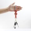 Wholesale Small Daisy DIY Handmade Weaving Wrist Keychain