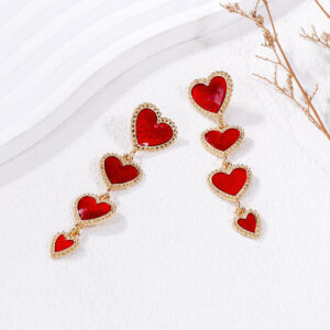 O1CN01CoI6qI2BkGKevrzeh__2031248376-0-cib Wholesale Valentine's Day Tassels, Love Alloy Earrings