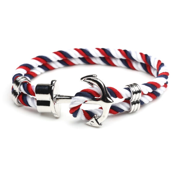 Wholesale Navy Anchor Alloy Bracelet