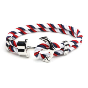 Wholesale Navy Anchor Alloy Bracelet