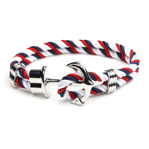 Wholesale Navy Anchor Alloy Bracelet