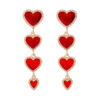 Wholesale Valentine's Day Tassels, Love Alloy Earrings
