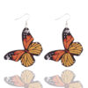 Wholesale Butterfly Leather PU Earrings