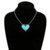 O1CN01CvY5PC1fCJATgvb1u_4260613970-0-cib Wholesale Alloy Love Turquoise Pendant Necklace