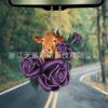 Wholesale Acrylic Cow Car Ornament