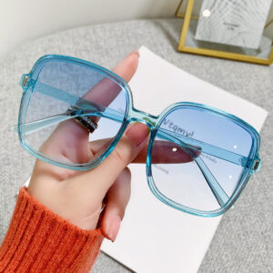 [HD sun protection and UV protection] transparent blue frame Blue Film
