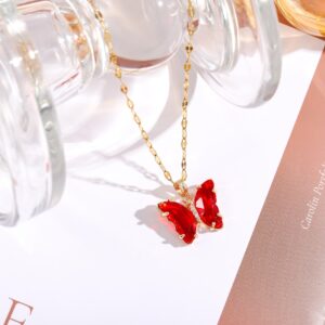 Red / 7*15 butterfly