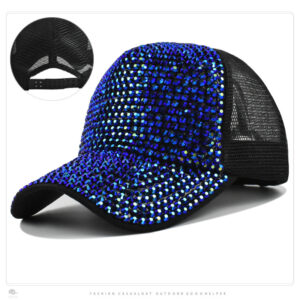 Black-Blue Diamond (Net) / (54-60CM) adjustable