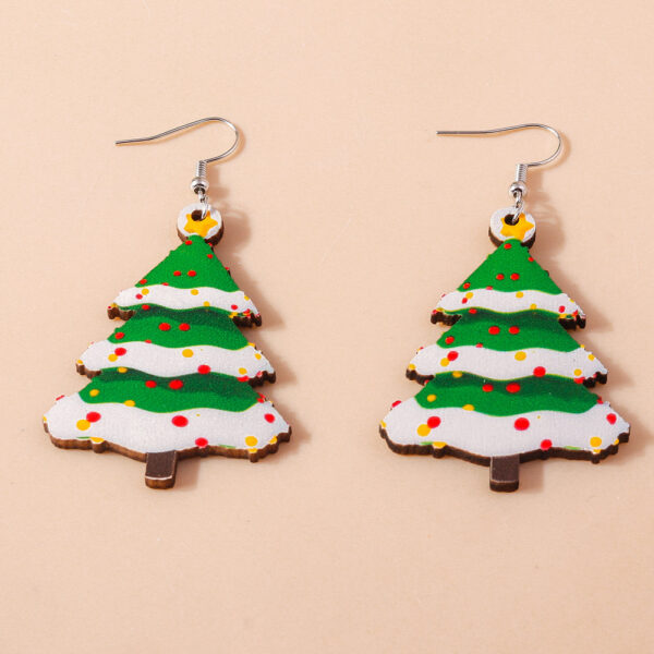 Wholesale Christmas Tree Series Earrings Cartoon Creative Christmas Star Earrings