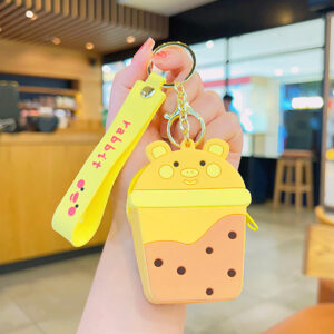 Milk Tea Pig Coin Purse-Yellow