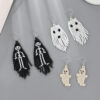 O1CN01D1BSSj1q6JgzZ0Ktw__2916055446-0-cib Wholesale Halloween Collection Tassel Handmade Rice Beads Skull Ghost Earrings