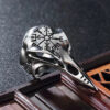 O1CN01D1ooBl2LNx5Hy4OyB__2207619309681-0-cib Wholesale New Gothic Skull Eagle Beak Opening Alloy Men Ring
