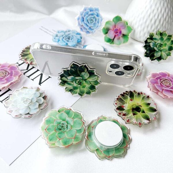 Wholesale Acrylic Succulents Glue Phone Holder