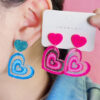 O1CN01D4DxKQ1T3MGT8aw5D_2677772326-0-cib Wholesale Valentine's Day Heart Acrylic Earrings