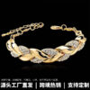 Wholesale Gold Plated Leaf Alloy Bracelet