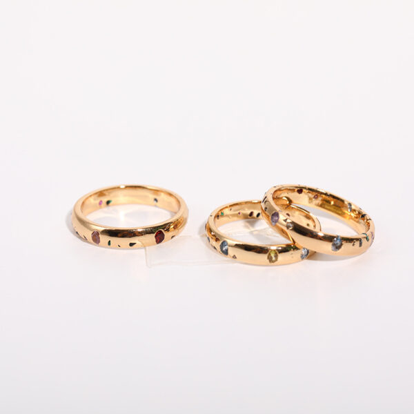 Wholesale Gold Plated Copper Diamond Ring