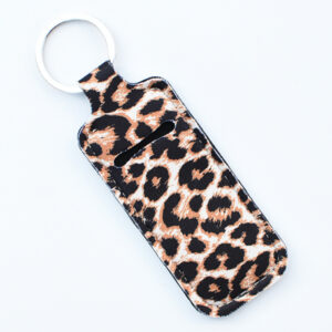 Dark brown leopard print