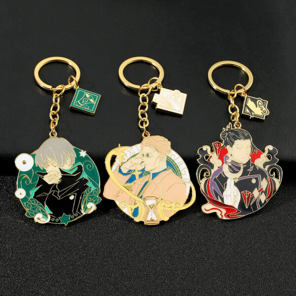 Wholesale Spell Attack Gojo Satoru Metal Pendant Keychain