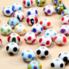 Wholesale Colorful Polka Dot Ceramic Handpainted String Beads