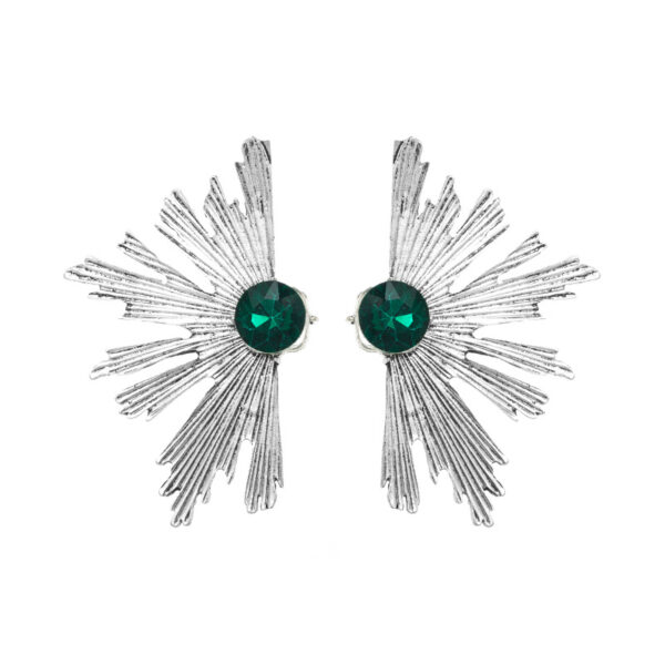 Wholesale Multilayer Diamond Studded Alloy Earrings