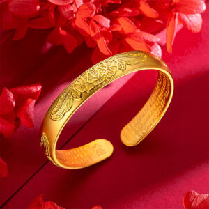[Heart sutra rich flower plated gold thickening]]
