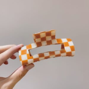 Orange white grid [about 8cm]]