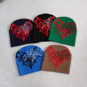 Wholesale Autumn and Winter Hat Double-sided Spider Acrylic Wool Hat