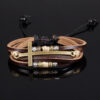 O1CN01DCR0ZE1zDUfL64Xd9_2217702996680-0-cib Wholesale Vintage Cross Men's Beaded Leather Bracelet