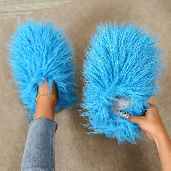 Wholesale Faux Wool Cotton Slippers