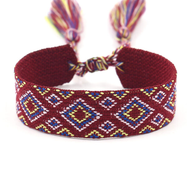 Wholesale Ethnic Face Webbing Bracelet