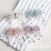 Wholesale 38*33*20mm Crystal Butterfly Ice Flower Tassel Jewelry Accessories Loose Beads