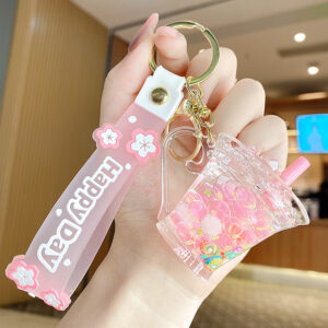 Iceberg milk tea cup-pink