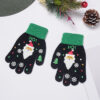 Wholesale Christmas Autumn and Winter Warm Knitted Brushed Inner Touch Screen Gloves