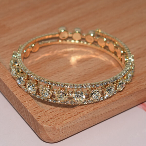 Wholesale Full Diamond Crystal Rhinestone Open Bracelet