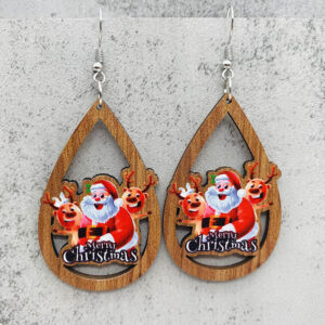 JE1113E / Wooden earrings
