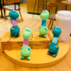 Wholesale Creative Cartoon Telescopic Dinosaur Doll Toy Car PVC Keychain