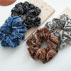 O1CN01DSKlig1Vslam22ejt_2254722709-0-cib Wholesale Fabric Black and White Large Intestine Scrunchie