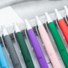 Wholesale Color Spray Glue Push-button Customizable Plastic Ballpoint Pens