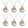 Wholesale Alloy Mother's Day Love Pendant I Love You Mom Necklace