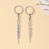 Wholesale Metal Simulation Syringe Thermometer Keychain