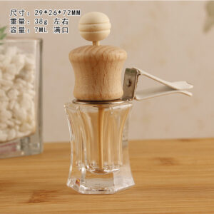 Figure; High waist air outlet-hexagonal-7ML; glass wood alloy