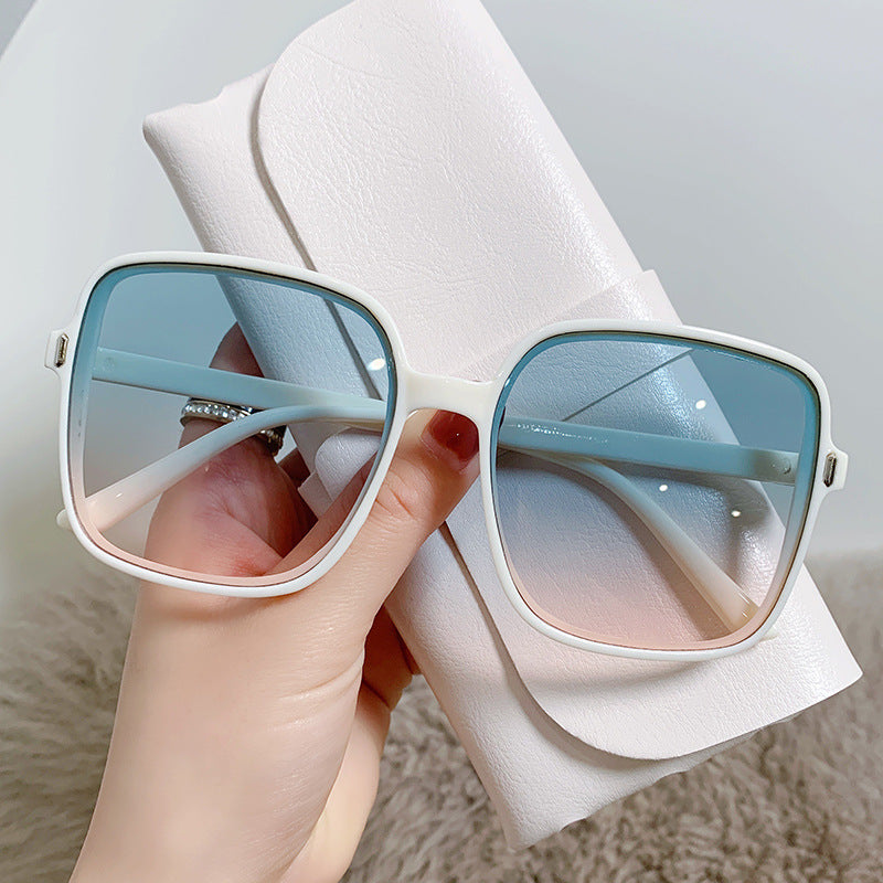 Wholesale Large Frame Rice Nail Square PC Sunglasses