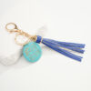 Wholesale Mother's Day Tassel Leather Keyrings