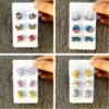 Wholesale Easter Egg Cartoon Cute Wooden Earring Set